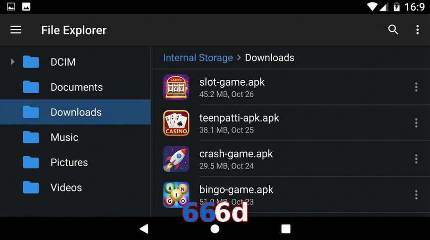 Main screen of 666D gameapk page for PK players